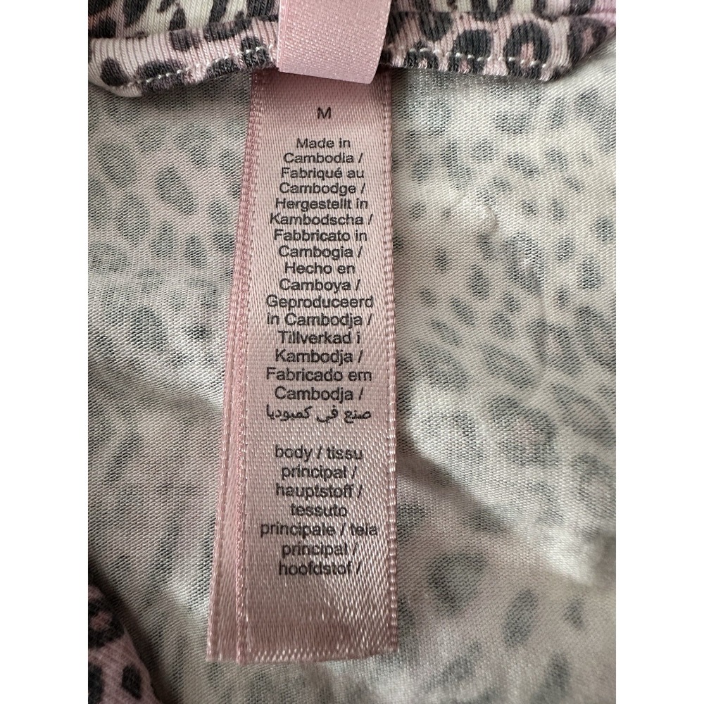 New SKIMS Sleep Set Medium Bloom Mini Multi Animal Pink Pajama Set Long Sleeve - Picture 9 of 16